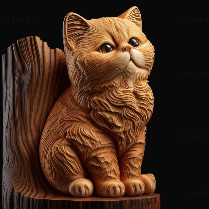 3D model Munchkin cat (STL)